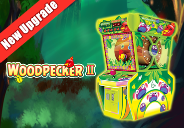 New tickets redemption machine coming out---Woodpecker II
