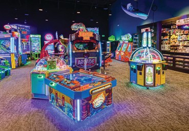 Ticket to prize redemption machine is a popular attraction Ticket to prize redemption machine is a popular attraction