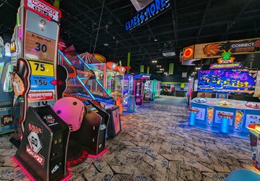 What are the games at arcades called?