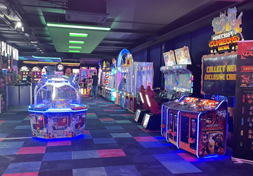 What is a common arcade game?
