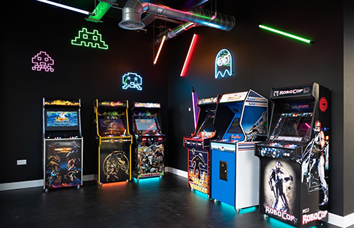 arcade machines